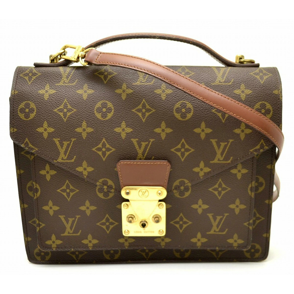 LOUIS VUITTON Monogram Monceau Shoulder Bag Handbag Business Shoulder